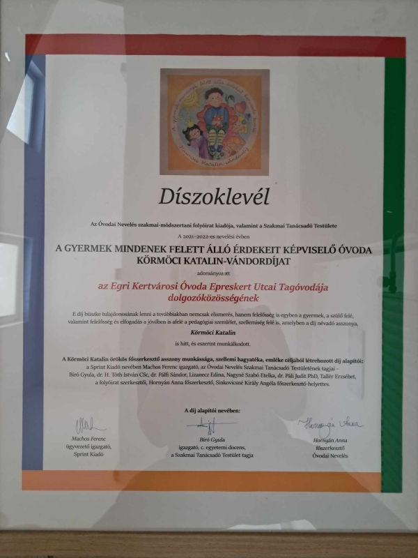 Körmöci Katalin-Vándordíja