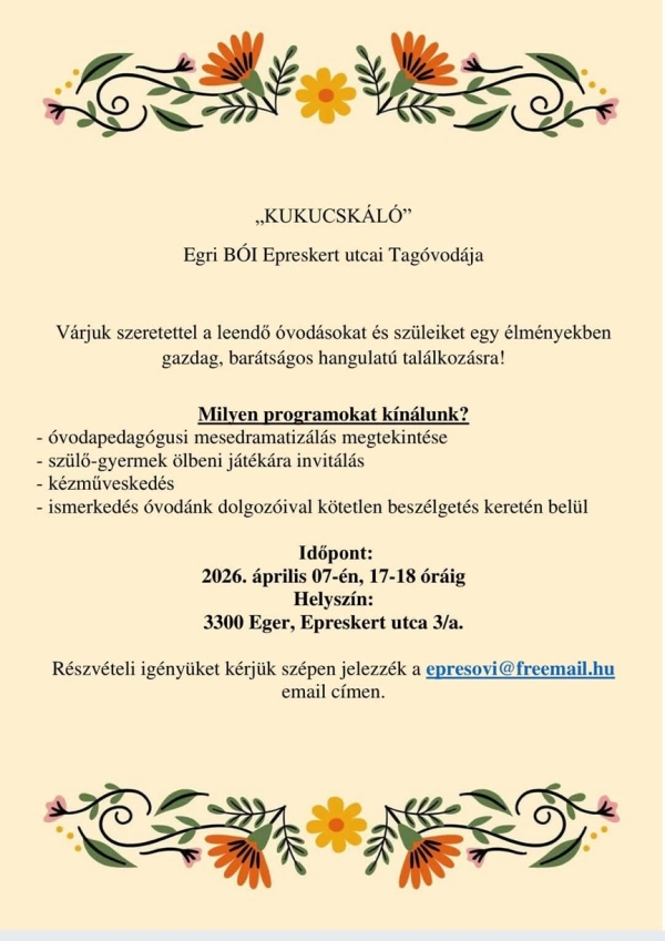 Kukucskáló meghívó!